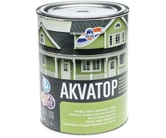 Medinių fasadų dažai Rilak AKVATOP tamsiai žali 900 ml.