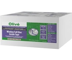 Olive Window Full Glue Inside Tape vidinė langų sandarinimo juosta su pilnu klijų sluoksniu DIY, rožinė, 70 mm, 25 m