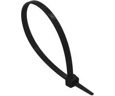 Nailoniniai juodi dirželiai COBRA PA66, 7,6x290 mm, 100 vnt.