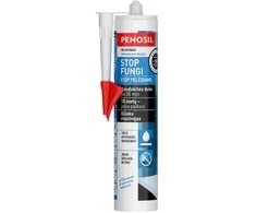 Priešpelėsinis silikoninis hermetikas PENOSIL Stop Fungi, baltas, 310 ml