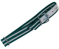 Saitas 100 cm žalias/baltas 4 cm plotis 12465