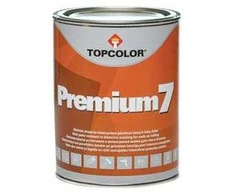 Sienų ir lubų dažai TOPCOLOR PREMIUM 7 balta matiniai 1 L