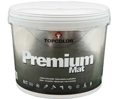 Sienų ir lubų dažai TOPCOLOR PREMIUM MAT, matiniai, baltos sp.