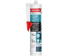 Silikoninis hermetikas PENOSIL Kitchen &amp; Bath Fresh, bespalvis, 310 ml