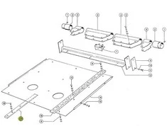 Slydimo juosta CLAAS 650686 plastikinė