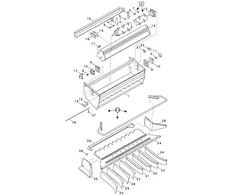 Smulkinimo peilis NH 84068444 /175X50X4X20/ HF44443