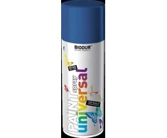 Universali aerozolinė emalė BIODUR, mėlyna RAL5010, 400 ml