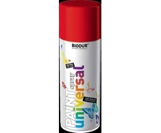 Universali aerozolinė emalė BIODUR, raudona RAL3020 , 400 ml