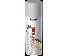 Universalus aerozolinis gruntas BIODUR, pilkas, 400 ml