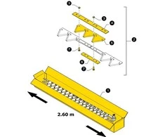 Varžtai su veržle M6 X 16 mm NEW HOLLAND 84429099 50vnt