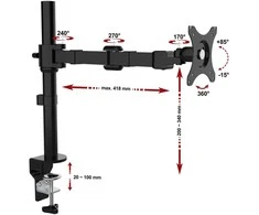 Ergosolid Monitorių laikiklis NF 11 10''-30'' iki 10 kg