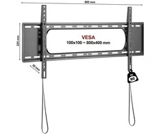 Faber N TV laikiklis FN C5F 45''-90'' (iki 80kg, VESA 80*40cm)