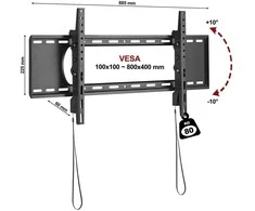 Faber N TV laikiklis FN C5T 45''-90'' (iki 80kg, VESA 80*40cm)