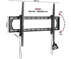 Faber N TV laikiklis FN C6T 55''-120'' (iki 120kg, VESA 90*60cm)