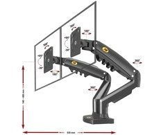 NB Monitoriu laikiklis F160 17''-27'' iki 2* 9kg
