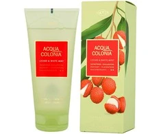 4711 Acqua Colonia Lychee &amp; Baltas Mint Moisturizing Dušo želė Body All Skin Types, 200 ml