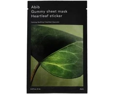 ABIB Gummy Sheet Mask Heartleaf Sticker, 27 ml