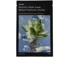 Abib Gummy Sheet Mask Sedum Hyaluron Sticker drėkinanti lakštinė veido kaukė, 27 ml