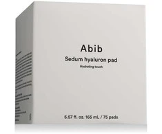 Abib Sedum Hyaluron Pad Hydrating Touch - drėkinantys medvilniniai padeliai, 75 vnt