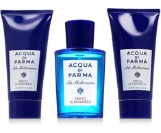 Acqua Di Parma Blu Mediterraneo Mirto di Panarea Gift Set EDT 100 ml Hand and Kūno prausiklis 75 ml Hand and Losjonas kūnui 75 ml