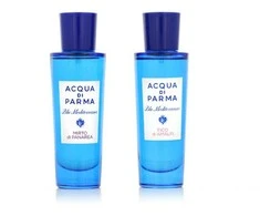 Set Acqua di Parma: Blu Mediterraneo - Fico di Amalfi Eau De Toilette Unisex, 30 ml + Mėlyna Mediterraneo - Mirto di Panarea Eau De Toilette Unisex, 30 ml