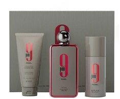 Afnan 9 pm Rebel EDP 100 ml + Bodyspray 150 ml + SG 150 ml (unisex)