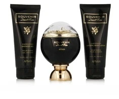 Afnan Souvenir Desert Rose - EDP 100 ml + dušo želė 100 ml + kūno losjonas 100 ml