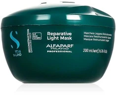 Alfaparf Milano Semi Di Lino Reconstruction Mascarilla Restructurante Ligera, 200 ml