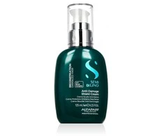 Alfaparf Milano Semi Di Lino Reconstruction Anti-Damage Shield Kreminis atkuriantis kremas pažeistiems plaukams su termine apsauga, 125 ml