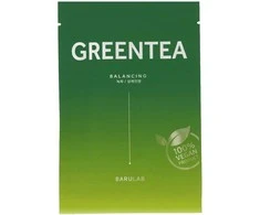 Barulab Žalias Tea Balancing Face Mask subalansuojanti lakštinė veido kaukė, 23 g