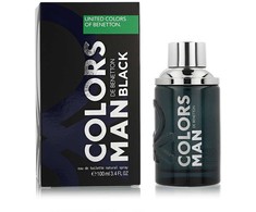 Benetton Colors de Benetton Man Juodas EDT tualetinis vanduo vyrams, 100 ml