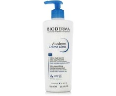 Bioderma Atoderm Crème Ultra Intensyviai drėkinantis ir maitinantis kūno kremas, 500 ml