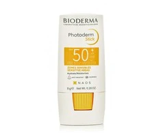 "Bioderma Photoderm Stick Spf50 Sensitive Areas" apsauginis pieštukas nuo saulės jautriom kūno ir veido vietom 8g