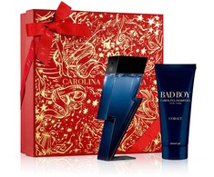Carolina Herrera Bad Boy Cobalt Électrique EDP rinkinys vyrams (EDP 100 ml + Dušo želė 100 ml)