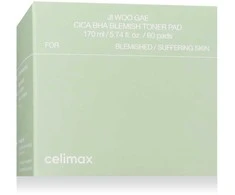 Celimax Ji Woo Gae Cica BHA Blemish Toneris Pad veido toniko pagalvėlės, 60 vnt