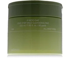 CELIMAX Ji Woo Gae One Step Mild Cleansing Pads for Makeup Removal - veido valymo servetėlės 225 ml / 60 vnt