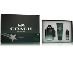 Coach Žalias for Men Gift set EDT 100 ml, miniature EDT 15 ml and dušo želė 100 ml