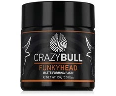 Crazy Bull Funky Head Matte Forming Paste Hair Kreminis, 100 g