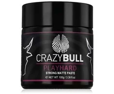 Crazy Bull Play Hard Strong Matte Paste Hair Kreminis, 100 g