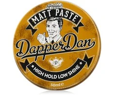 Dapper Dan Matt Paste Stiprios fiksacijos, matinė plaukų modeliavimo pasta, 50 ml