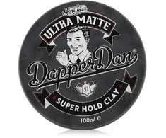 Dapper Dan Ultra Matte Super Hold Clay itin stiprios fiksacijos matinis modeliavimo molis, 100 ml