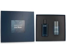 Set Davidoff: Cool Vanduo Eau De Toilette For Men, 75 ml + Cool Vanduo 24h Protection Dezodorantas Stick For Men, 75 g