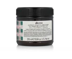 Davines Alchemic plaukų spalvos kondicionierius „Teal Mėlyna“ sustiprina spalvos ryškumą, 250 ml