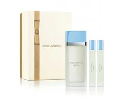 Dolce&amp;Gabbana Dolce and Gabbana Light Mėlyna rinkinys moterims (EDT, 100 ml + EDT, 10 ml + EDT, 10 ml)
