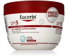 "Eucerin PH5 Ultralight Kreminis-Gel" Padeda atkurti odos pH lygį ir drėkina odą net iki 24 val. 350 ml