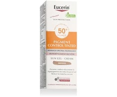 EUCERIN Pigment Control SPF50+ apsauginis kremas nuo saulės su spalva| spalva: medium, 50 ml