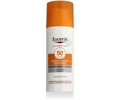 "Eucerin Sun Fluid Anti Age SPF50" apsauginis fluidas nuo saulės, 50 ml