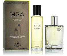 Set Hermes: H24 Eau De Parfum For Men, 30 ml + H24 Eau De Parfum For Men Refill Papildomas, 125 ml