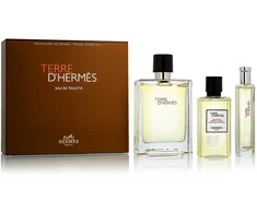 Terre D'Hermes tualetinio vandens purškiklis 100 ml + tualetinio vandens purškiklis 15 ml + dušo želė 40 ml