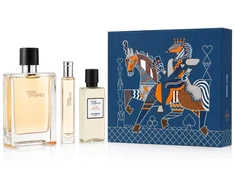 Set Hermes: Terre d'Hermes Eau De Toilette For Men, 100 ml + Terre d'Hermes Eau De Toilette For Men, 15 ml + Terre d'Hermes Moisturizing After-Shave Lotion, 40 ml